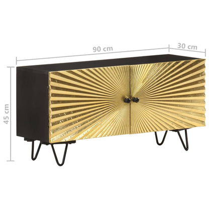TV-Schrank 90x30x45 cm Mango Massivholz