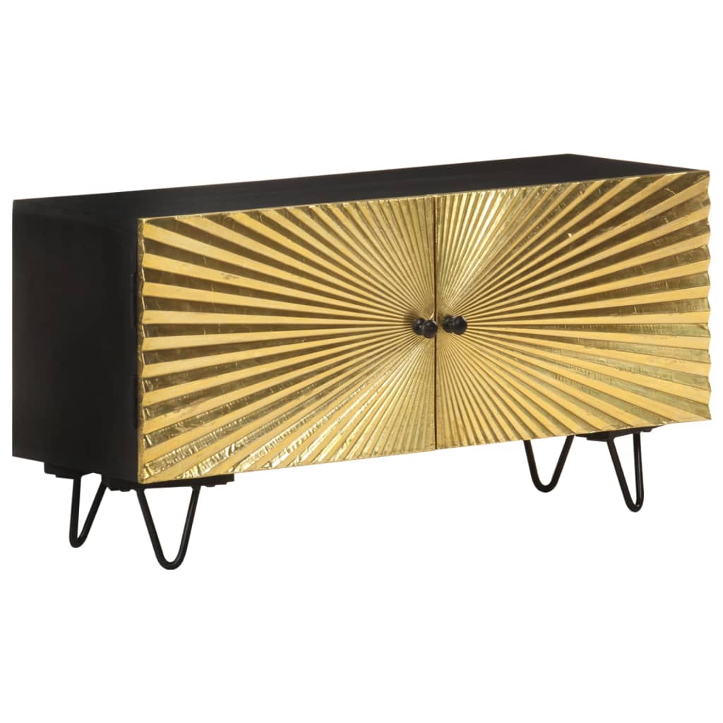 TV-Schrank 90x30x45 cm Mango Massivholz