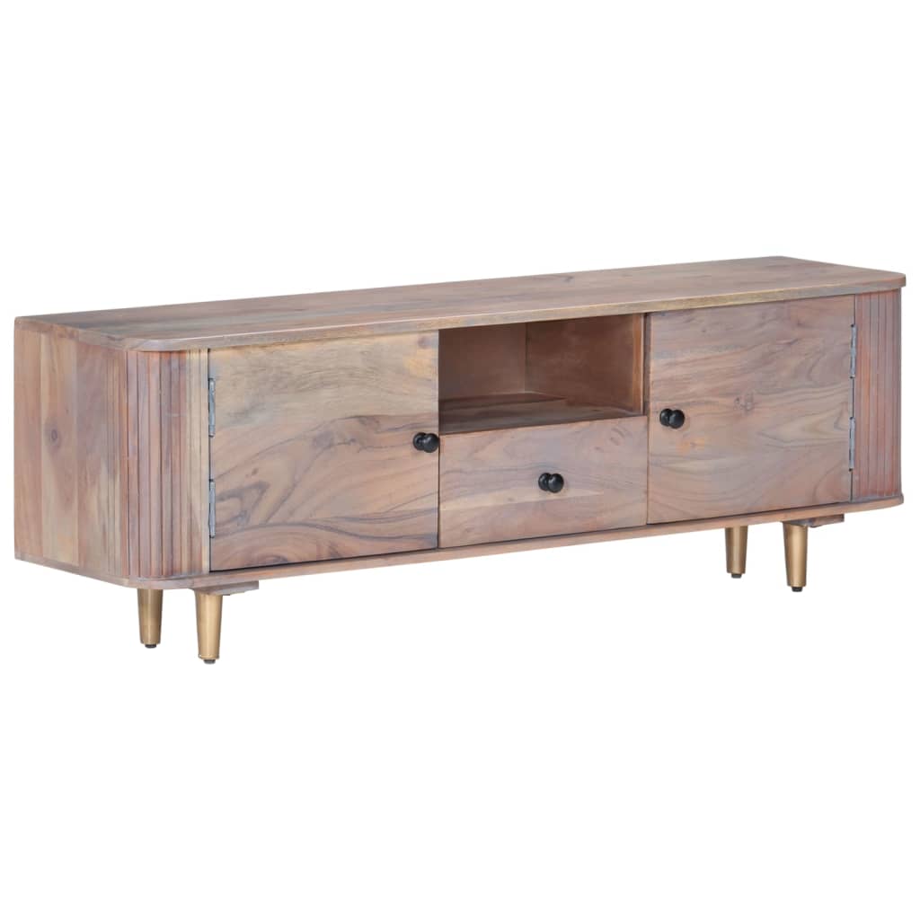 TV-Schrank 118x30x40 cm Massivholz Akazie