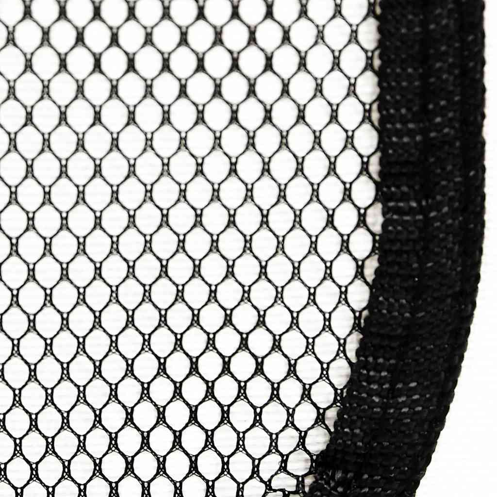 Faltbarer Welpenlaufstall mit Tragetasche Schwarz 125x125x61 cm