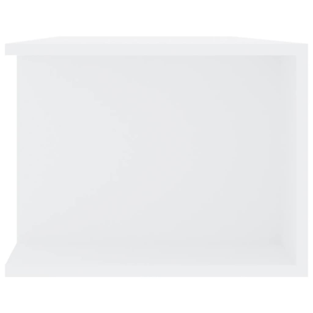 TV-Schrank mit LED-Leuchten Weiß 135x39x30 cm