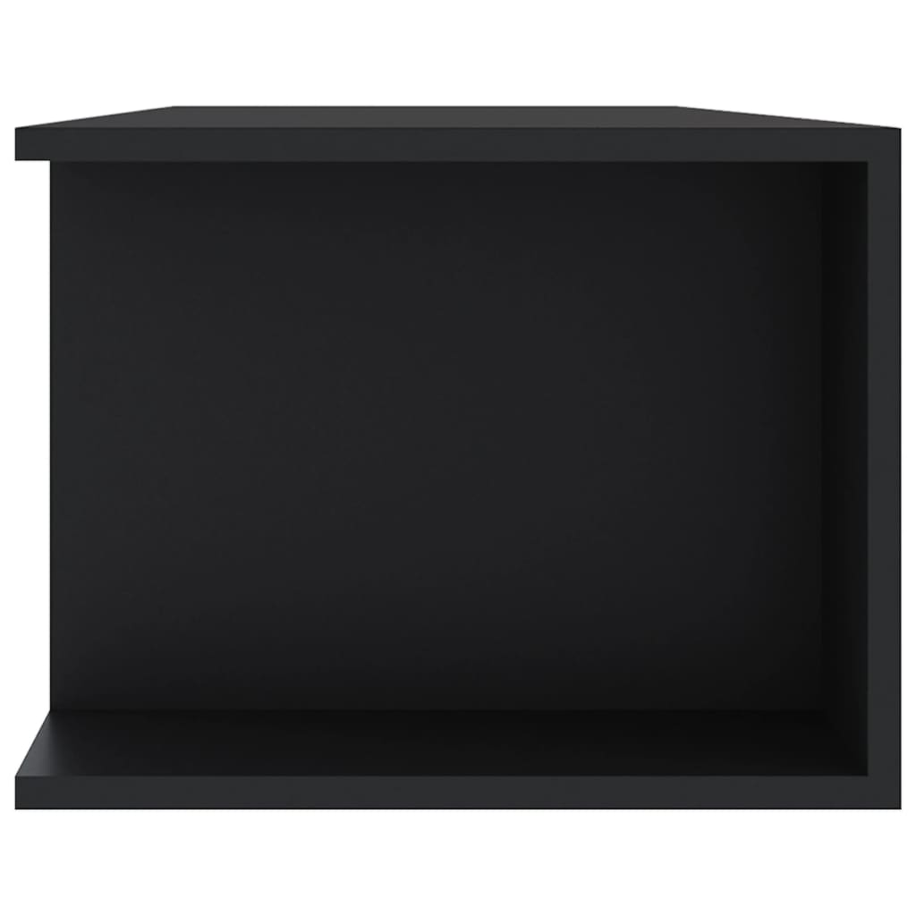TV-Schrank mit LED-Leuchten Schwarz 135x39x30 cm