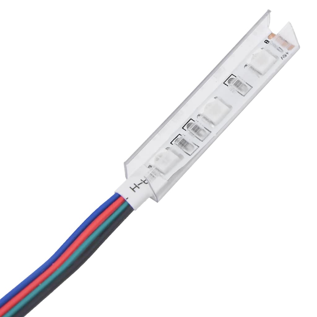 TV-Schrank mit LED-Leuchten Betongrau 140x40x36 cm