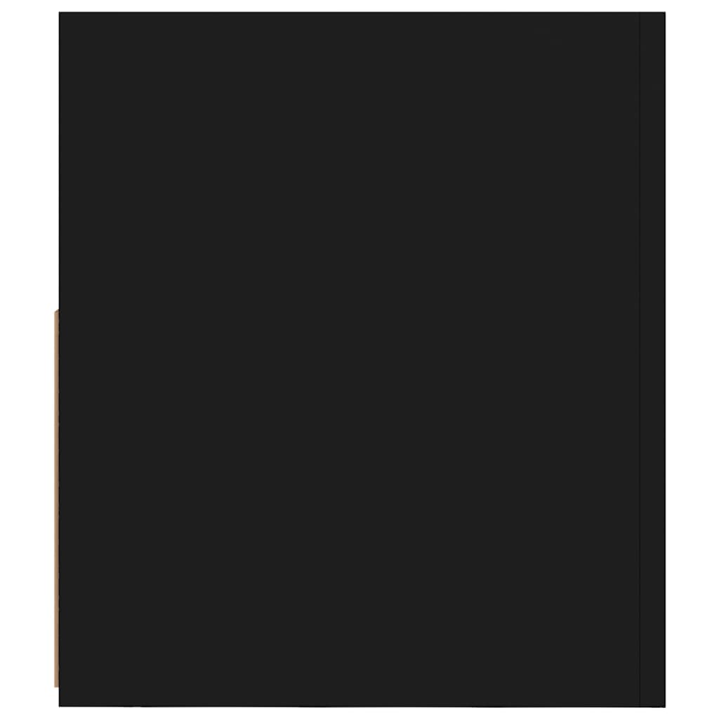 TV-Schrank mit LED-Beleuchtung Schwarz 90x35x40 cm