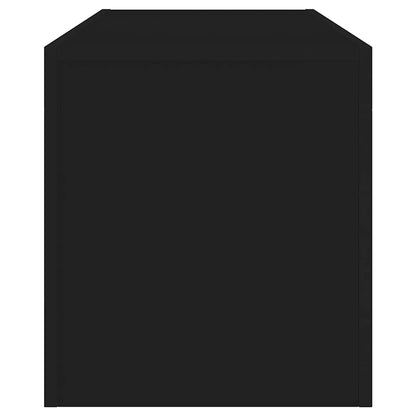 TV-Schrank mit LED-Leuchten Schwarz 120x35x40 cm