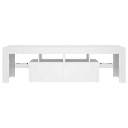 TV-Schrank mit LED-Beleuchtung Weiß 140x36,5x40 cm