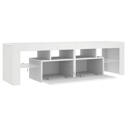 TV-Schrank mit LED-Beleuchtung Weiß 140x36,5x40 cm