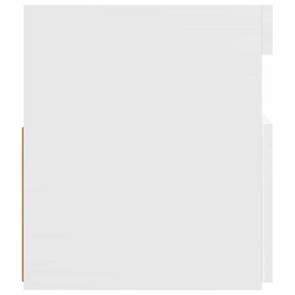 TV-Schrank mit LED-Leuchten Weiß 120x35x40 cm