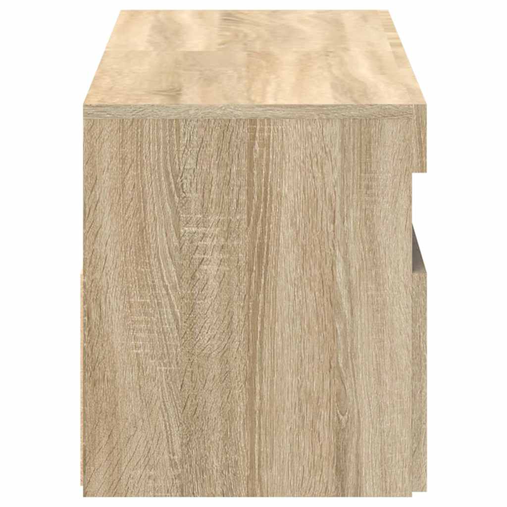 TV-Schränke LED-Leuchten 2 Stk. Sonoma-Eiche 60x35x40 cm