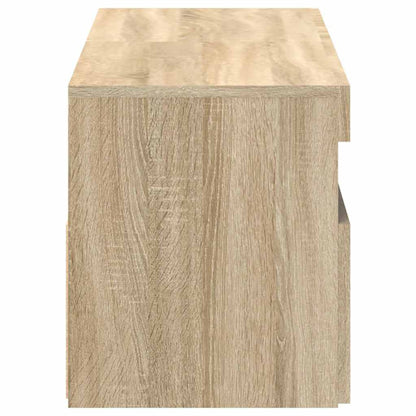 TV-Schränke LED-Leuchten 2 Stk. Sonoma-Eiche 60x35x40 cm