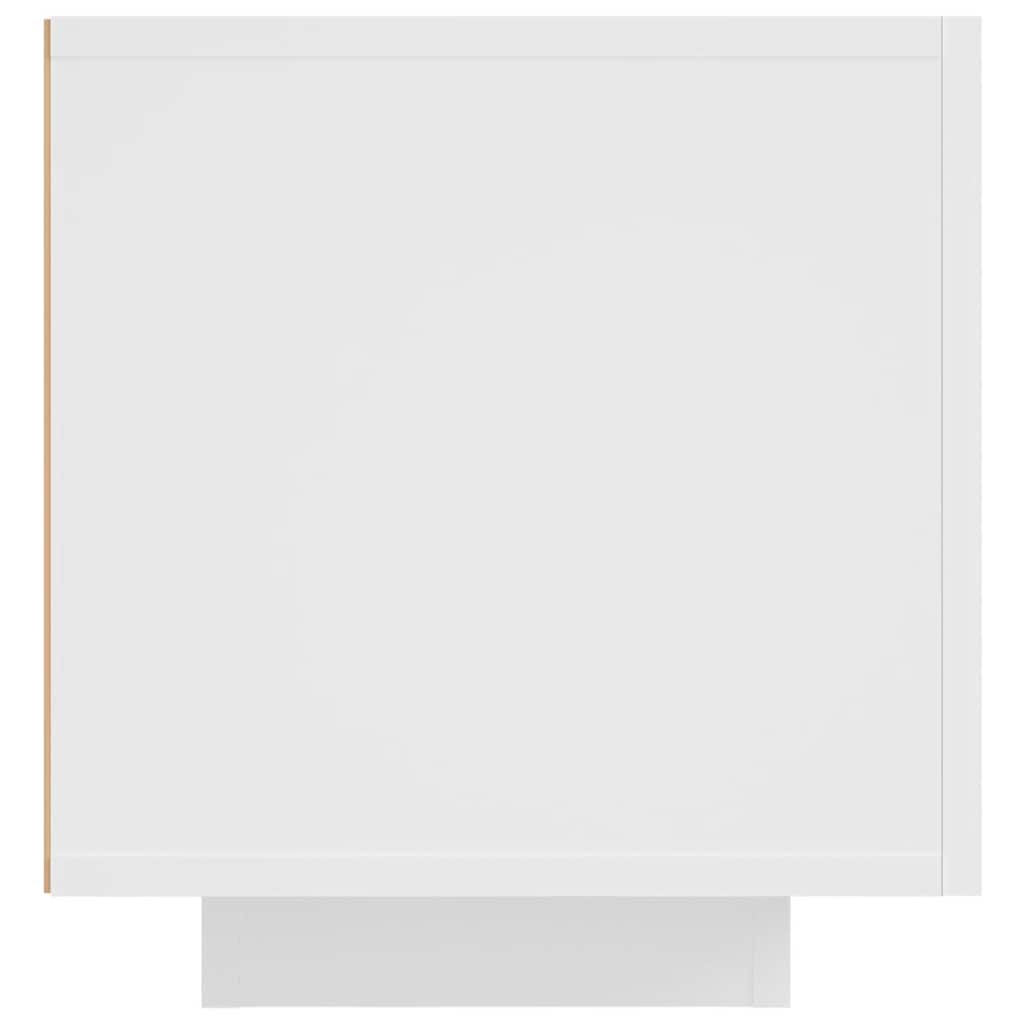 TV-Schrank mit LED-Leuchten Weiß 160x35x40 cm