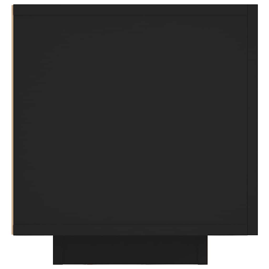 TV-Schrank mit LED-Leuchten Schwarz 160x35x40 cm