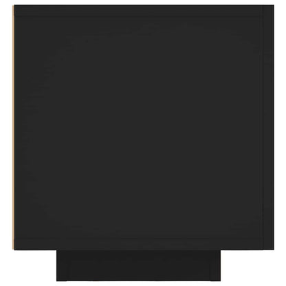 TV-Schrank mit LED-Leuchten Schwarz 160x35x40 cm