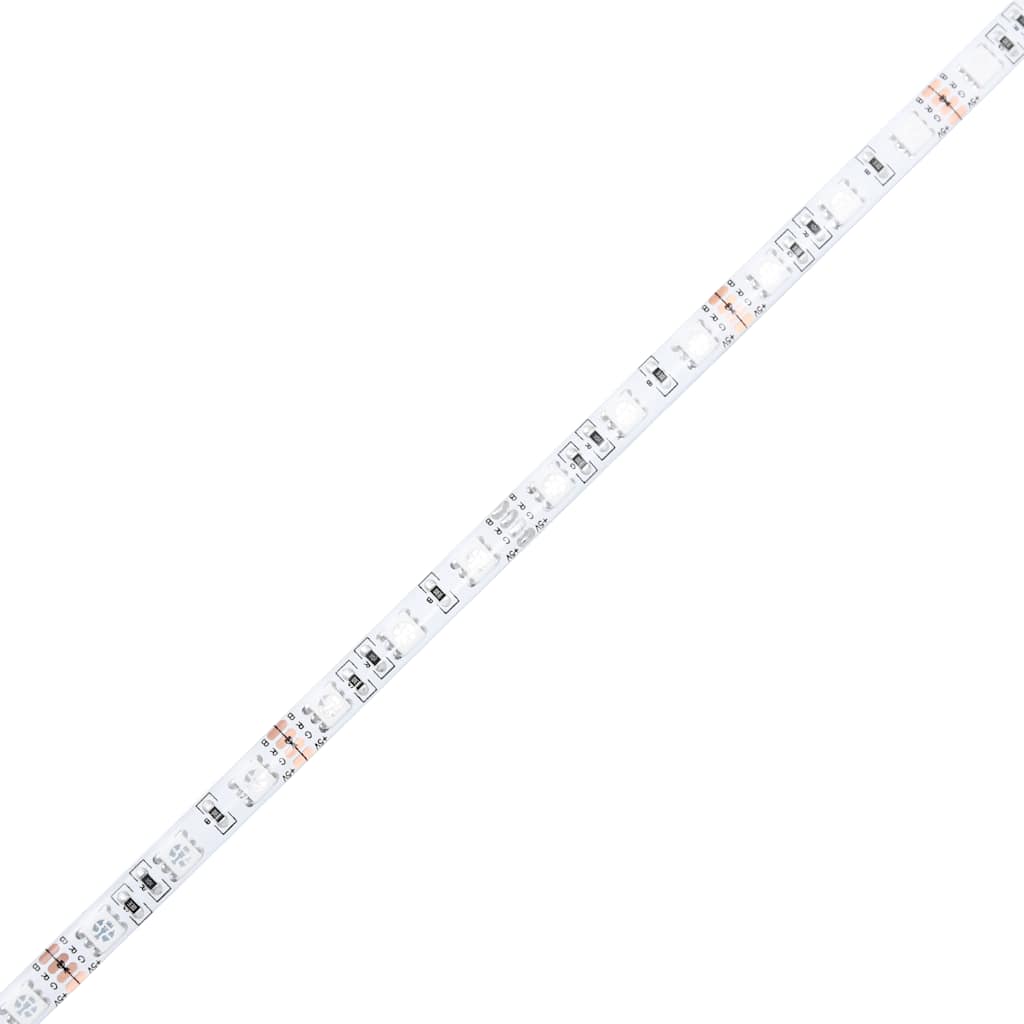 TV-Schrank mit LED-Leuchten Sonoma-Eiche 160x35x40 cm