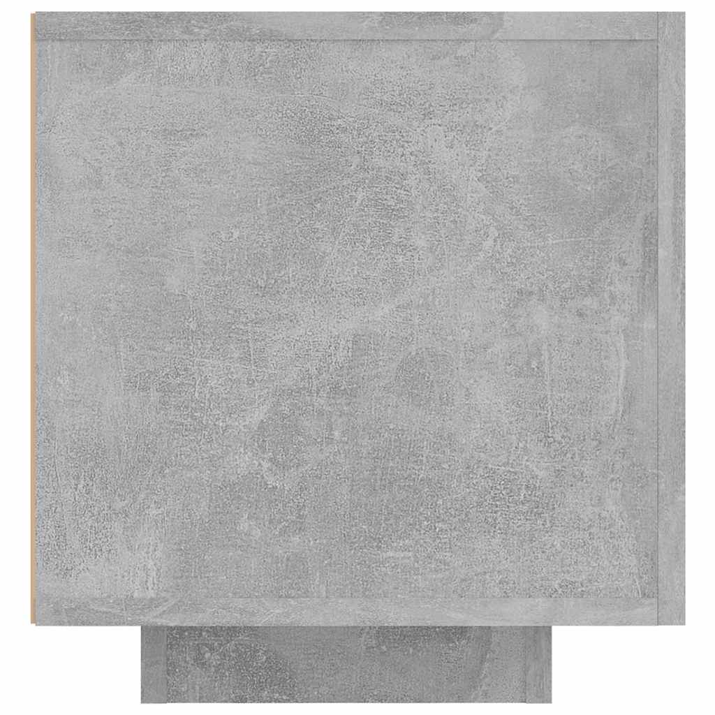 TV-Schrank mit LED-Beleuchtung Betongrau 160x35x40 cm