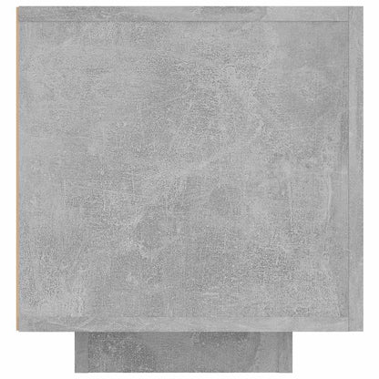 TV-Schrank mit LED-Beleuchtung Betongrau 160x35x40 cm