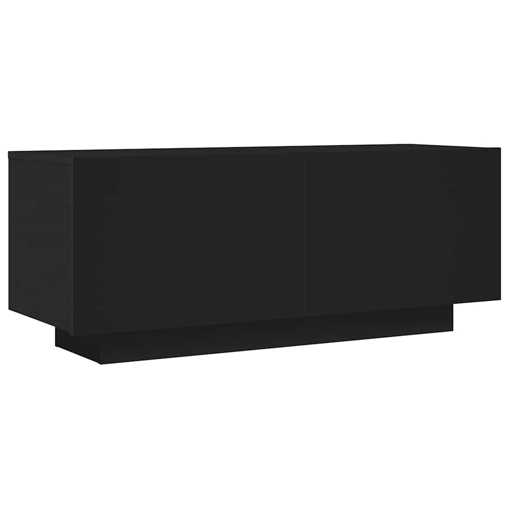 TV-Schrank Schwarz 100x35x40 cm Holzwerkstoff