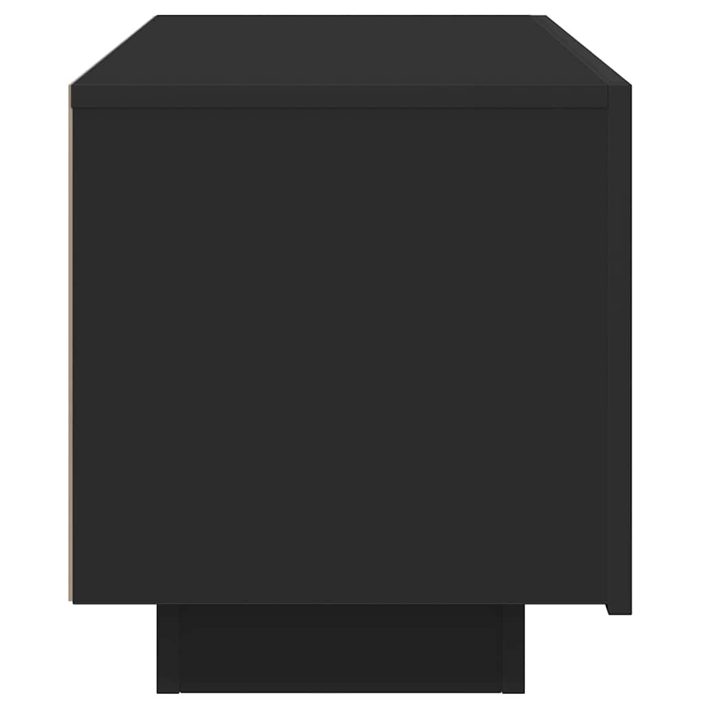 TV-Schrank Schwarz 100x35x40 cm Holzwerkstoff