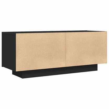 TV-Schrank Schwarz 100x35x40 cm Holzwerkstoff