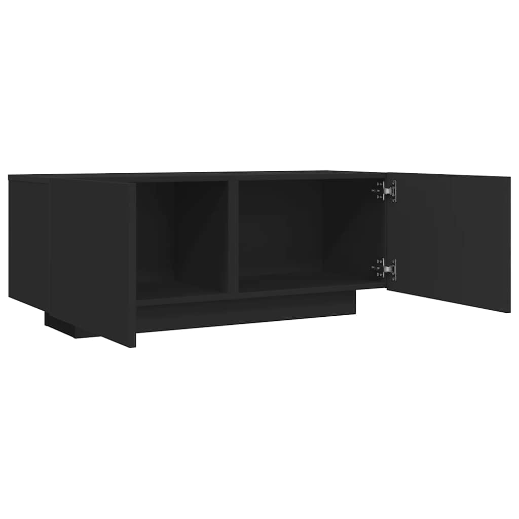 TV-Schrank Schwarz 100x35x40 cm Holzwerkstoff