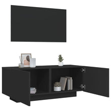 TV-Schrank Schwarz 100x35x40 cm Holzwerkstoff