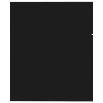 2-tlg. Badmöbel-Set Schwarz Holzwerkstoff