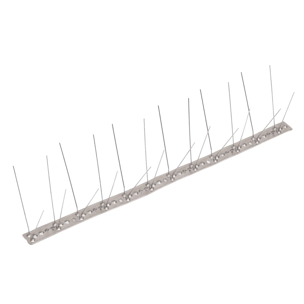 20-tlg. Taubenabwehr Spikes-Set Edelstahl 10 m 4-reihig