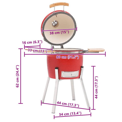 Kamado-Grill und Smoker Keramik 81 cm