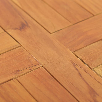 Tischplatte Massivholz Teak Rund 2,5 cm 40 cm