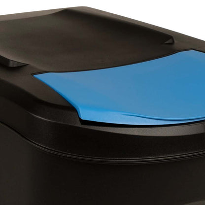 Stapelbare Mülleimer 3 Stk. Anthrazit 75 L