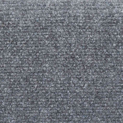 Stufenmatten Selbstklebend 5 Stk. 56x17x3 cm Hellgrau Halbrund