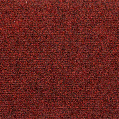 Stufenmatten Selbstklebend 5 Stk. 56x17x3 cm Bordeauxrot Halbrund