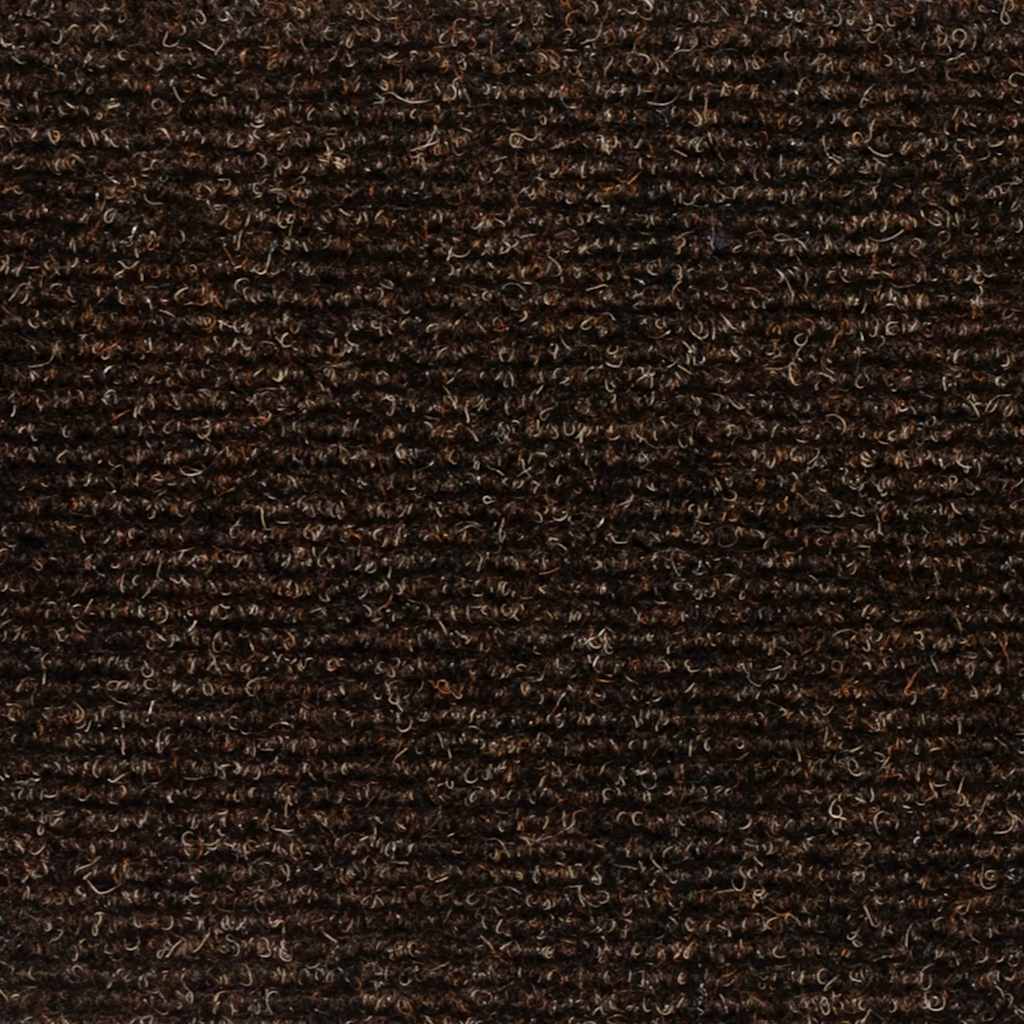 Stufenmatten Selbstklebend 5 Stk. 56x17x3 cm Braun Halbrund