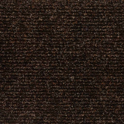 Stufenmatten Selbstklebend 5 Stk. 56x17x3 cm Braun Halbrund