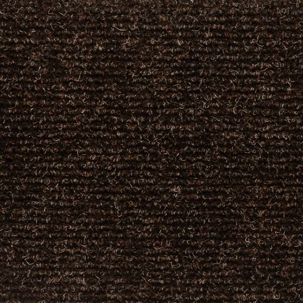 Stufenmatten Selbstklebend 10 Stk. 56x17x3 cm Braun Halbrund