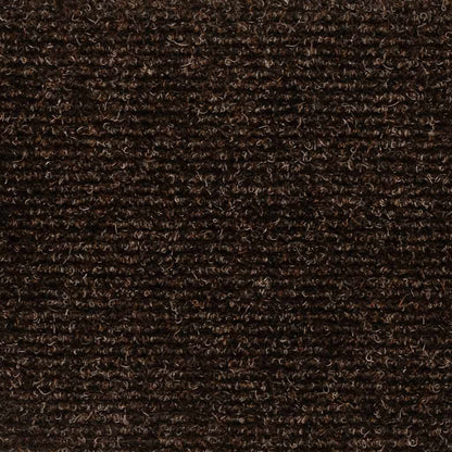 Stufenmatten Selbstklebend 10 Stk. 56x17x3 cm Braun Halbrund