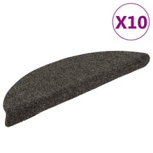 Stufenmatten Selbstklebend 10 Stk. 56x17x3 cm Anthrazit Halbrund