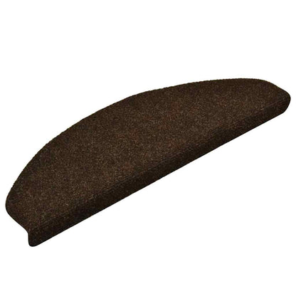 Stufenmatten Selbstklebend 5 Stk. 65x21x4 cm Braun Halbrund Groß