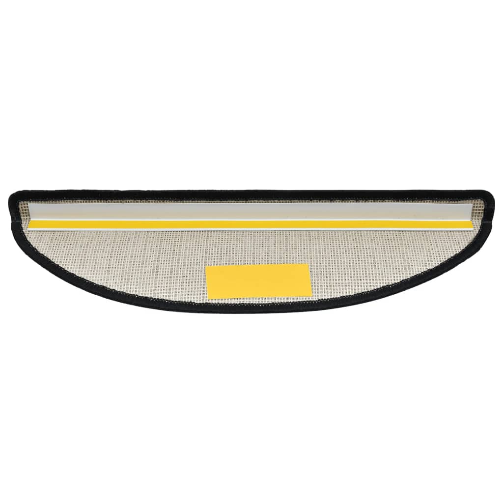 Stufenmatten 10 Stk. 56x17x3 cm Anthrazit Halbrund