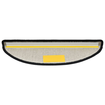 Stufenmatten 10 Stk. 56x17x3 cm Anthrazit Halbrund