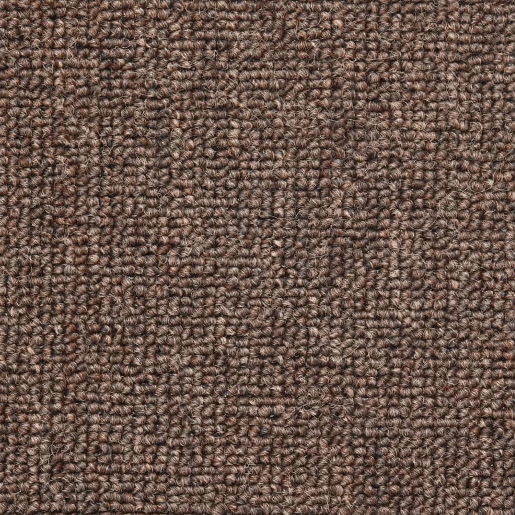 Stufenmatten 10 Stk. 56x17x3 cm Kaffeebraun Halbrund