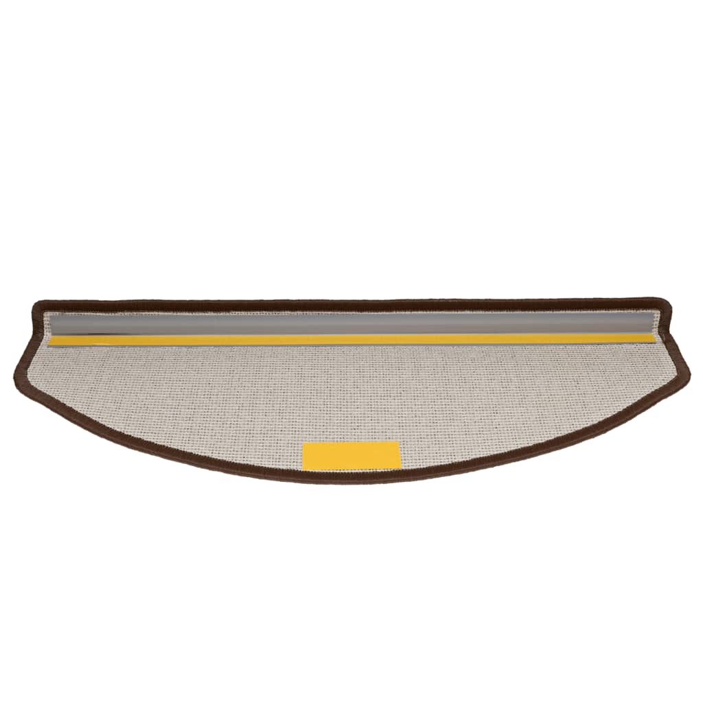 Stufenmatten 10 Stk. 65x24x4 cm Kaffeebraun Halbrund Groß