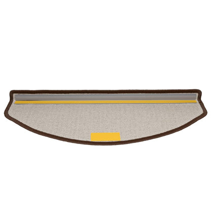 Stufenmatten 10 Stk. 65x24x4 cm Kaffeebraun Halbrund Groß