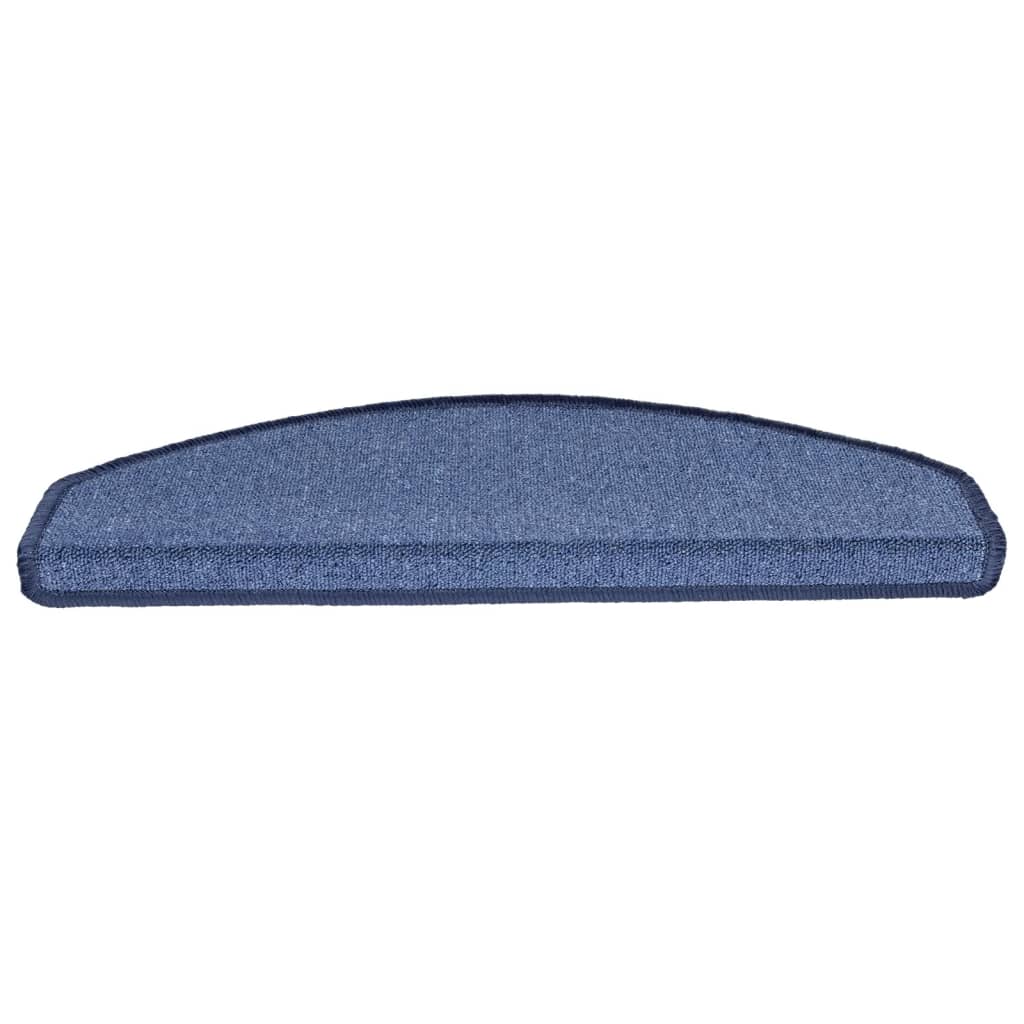 Stufenmatten 10 Stk. 65x24x4 cm Blau Halbrund Groß
