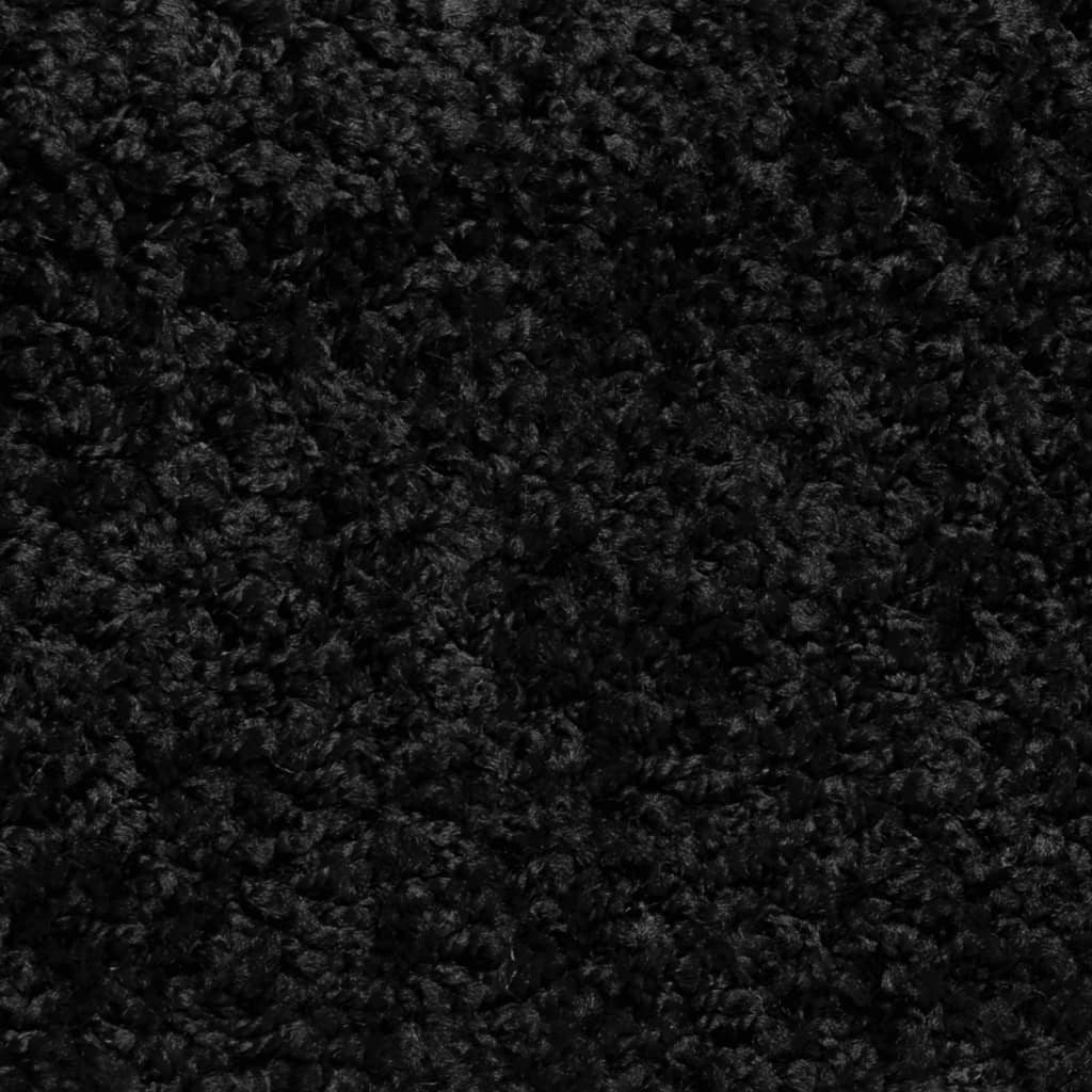 Stufenmatten 10 Stk. 56x17x3 cm Schwarz Halbrund
