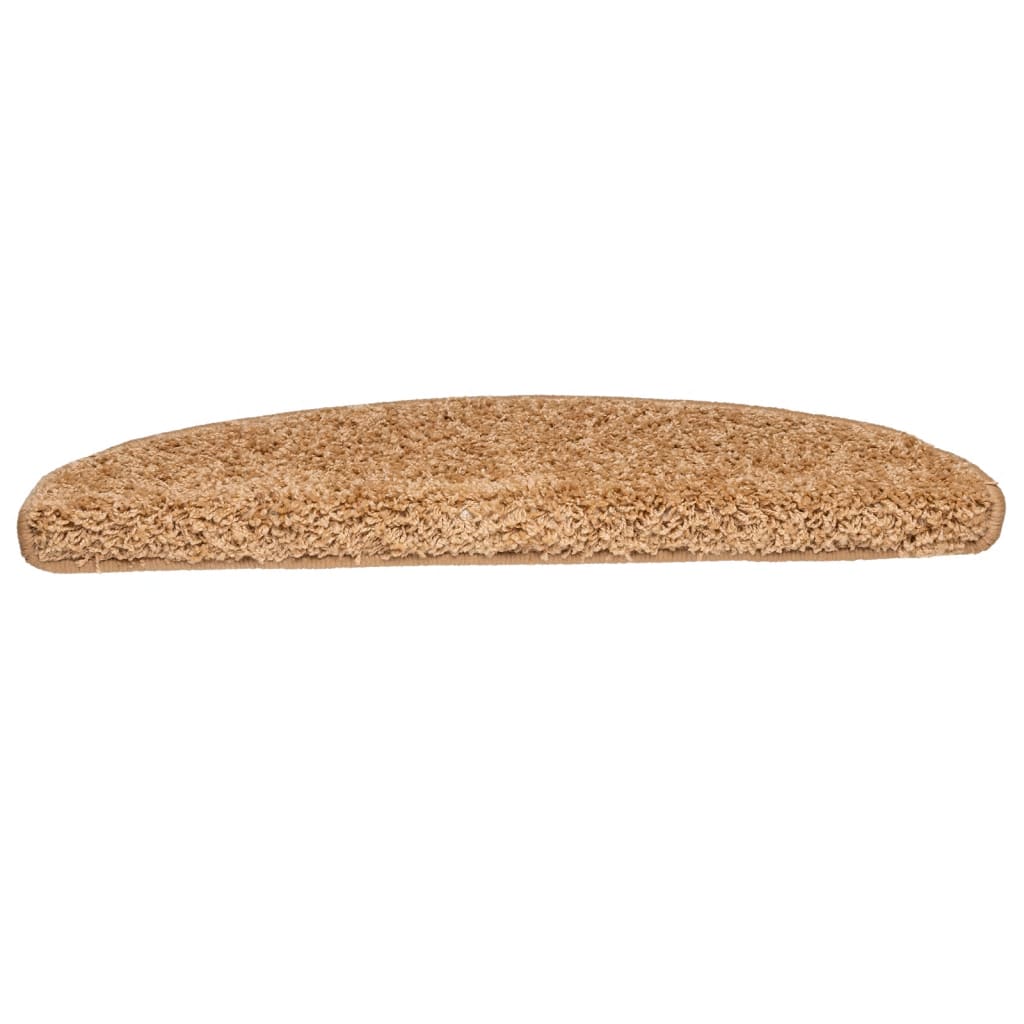Stufenmatten 10 Stk. 65x21x4 cm Beige Halbrund Groß