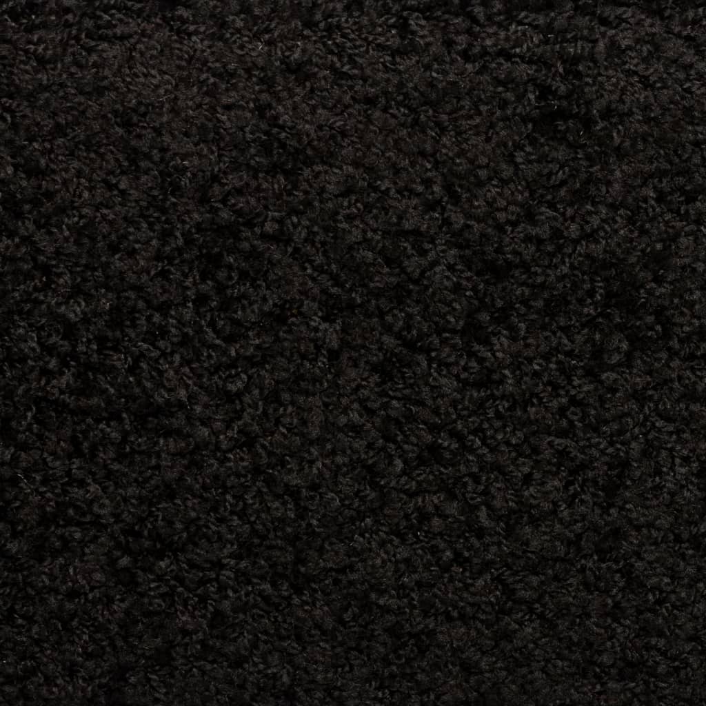 Stufenmatten 10 Stk. 65x21x4 cm Schwarz Rechteckiger Rand