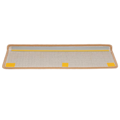 Stufenmatten 10 Stk. 65x21x4 cm Beige Rechteckiger Rand