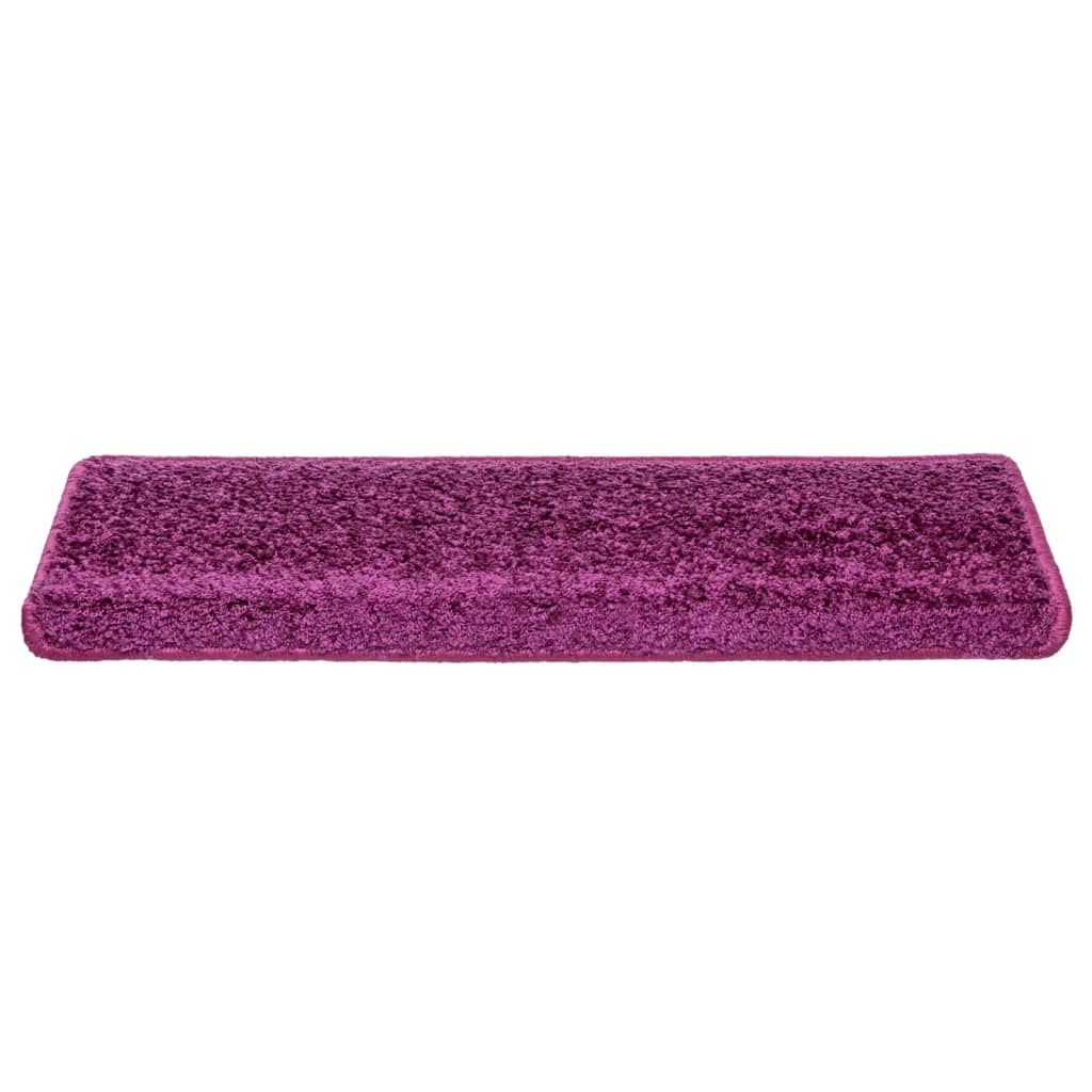 Stufenmatten 10 Stk. 65x21x4 cm Violett Rechteckiger Rand