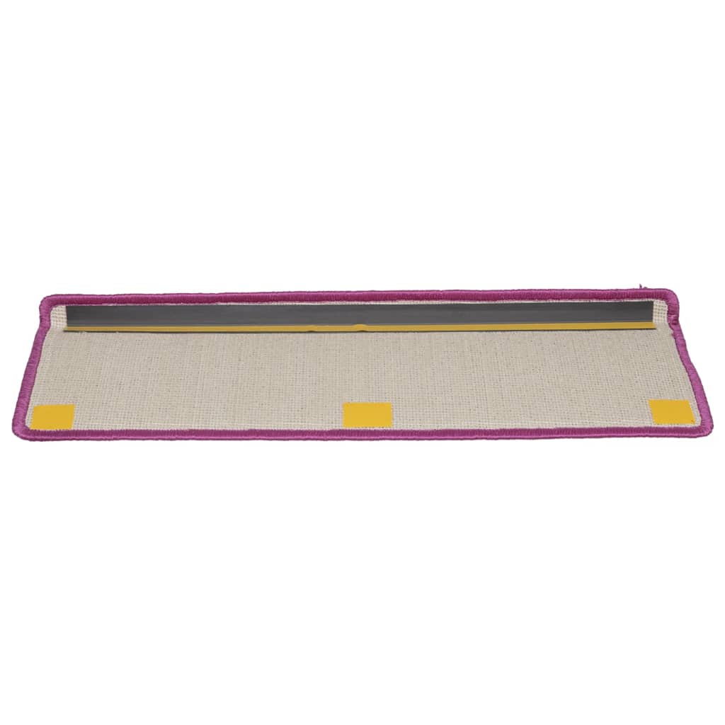 Stufenmatten 10 Stk. 65x21x4 cm Violett Rechteckiger Rand